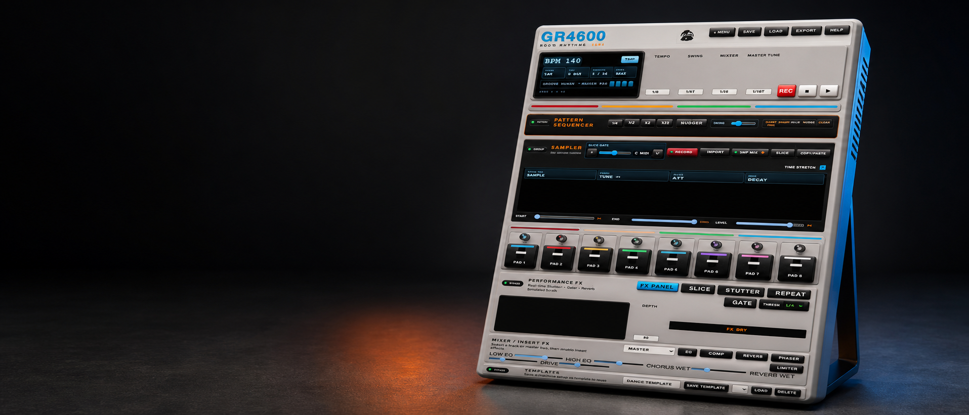 GR4600 interface preview
