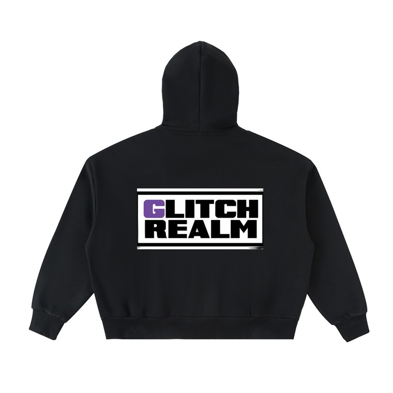 GlitchRealm Logo Hoodie